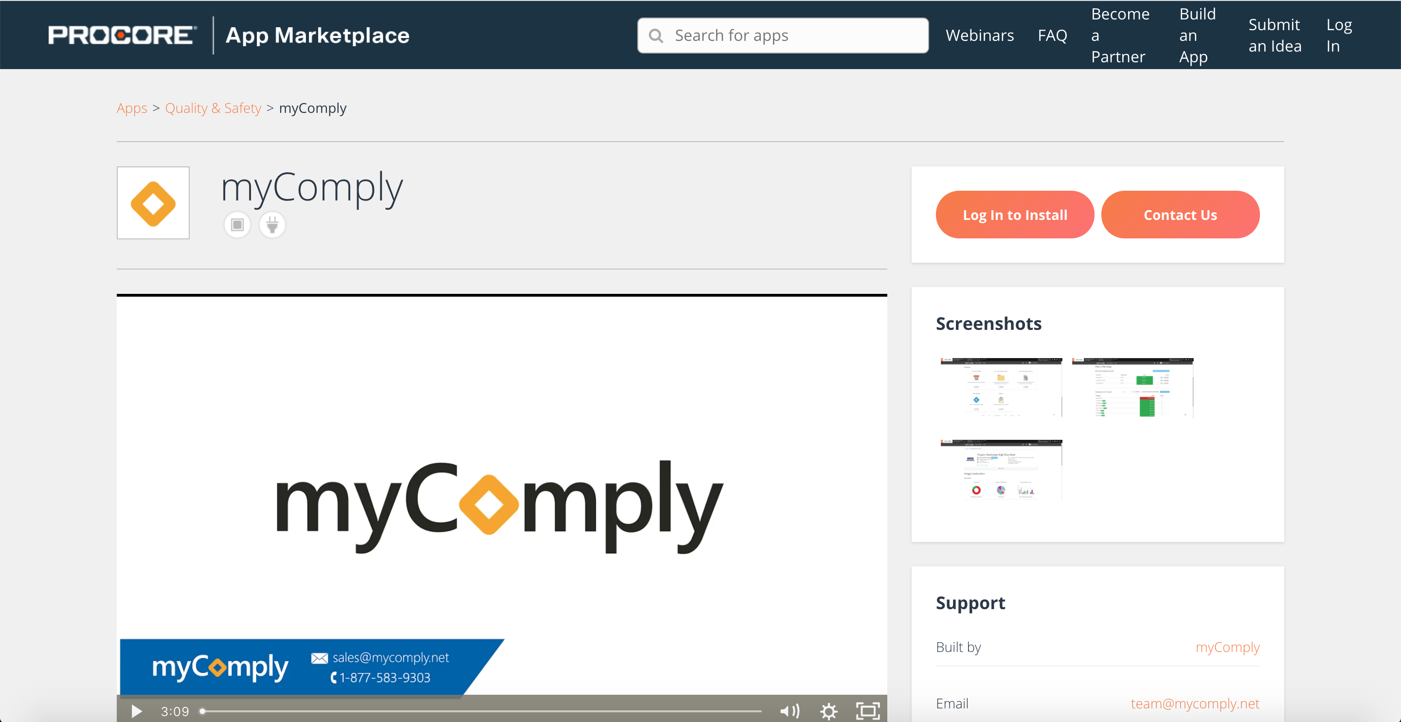 myComply-procore
