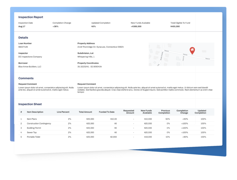Draw Inspection Sample Construction Inspection Software | Changing The Way The World Gets Built