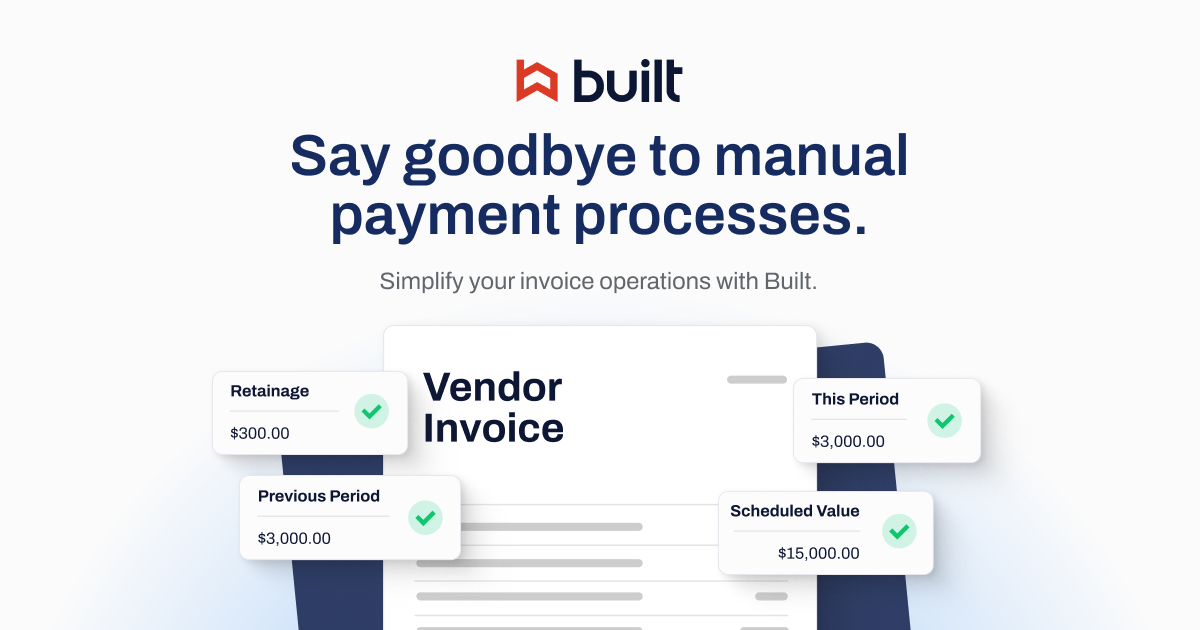 Construction Invoicing Software Built Payment Management