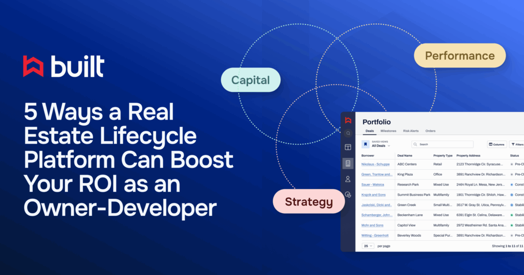 Open graph image for 5 Ways a Real Estate Lifecycle Platform Can Boost Your ROI as an Owner-Developer article