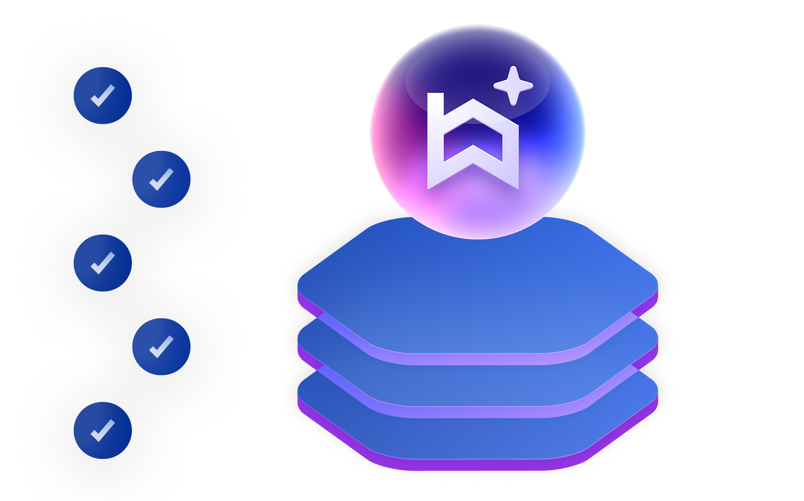 Abstract illustration of a city skyline overlaid with digital circuit patterns and AI icons representing technology in commercial real estate finance